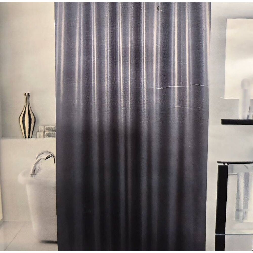 West Side Bath Collection Shimmer Glitter PEVA Shower Curtain